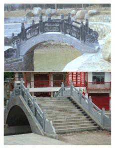 石雕欄桿、石拱橋、石欄桿