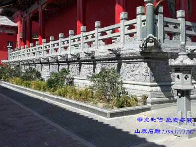 石雕欄桿、石拱橋、石欄桿