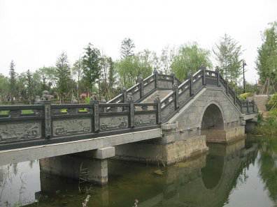 石雕欄桿、石拱橋、石欄桿