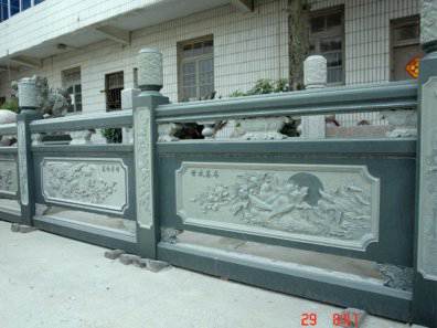 石雕欄桿、石拱橋、石欄桿