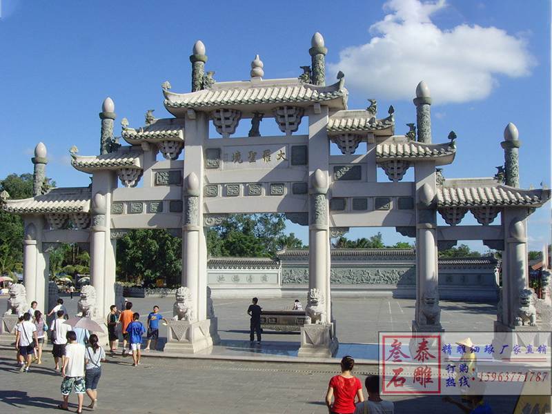 石雕欄桿、石拱橋、石欄桿