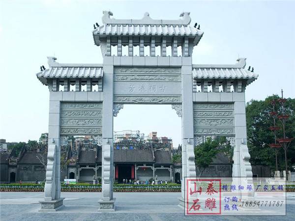 石雕欄桿、石拱橋、石欄桿