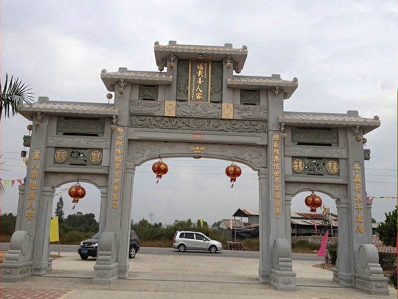 鄉(xiāng)村街道門樓