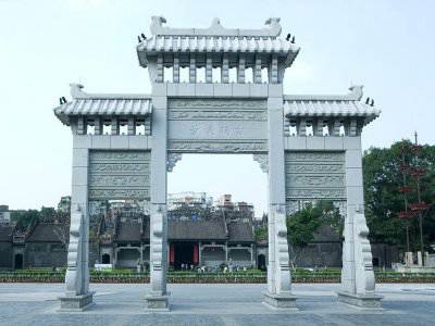石雕欄桿、石拱橋、石欄桿
