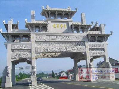 石雕欄桿、石拱橋、石欄桿