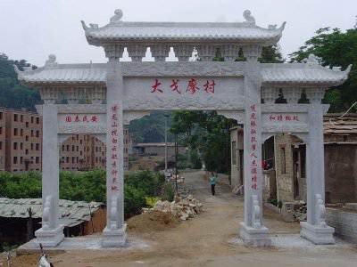 石雕欄桿、石拱橋、石欄桿