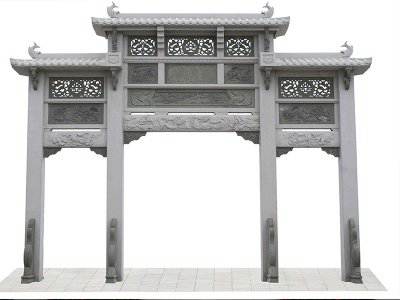 石雕欄桿、石拱橋、石欄桿