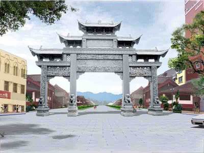 石雕欄桿、石拱橋、石欄桿