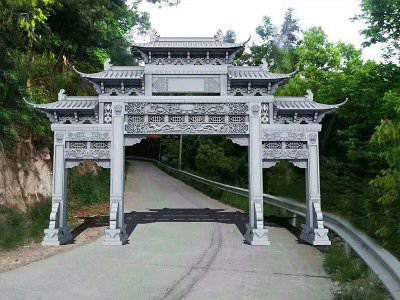石雕欄桿、石拱橋、石欄桿