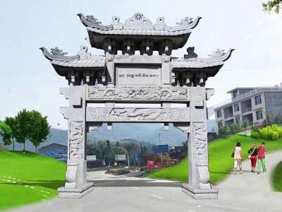 石雕欄桿、石拱橋、石欄桿
