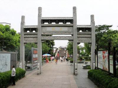 石雕欄桿、石拱橋、石欄桿