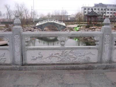 石雕欄桿、石拱橋、石欄桿