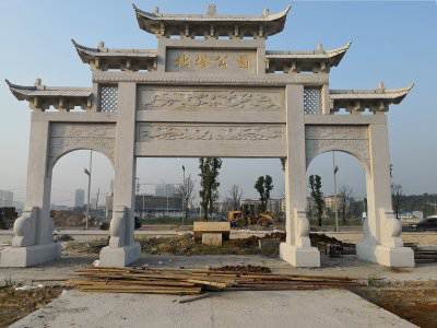 石雕欄桿、石拱橋、石欄桿