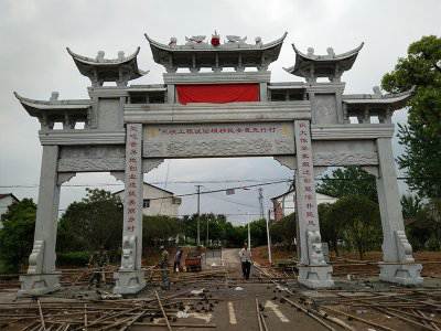 石雕欄桿、石拱橋、石欄桿
