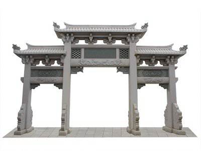 石雕欄桿、石拱橋、石欄桿