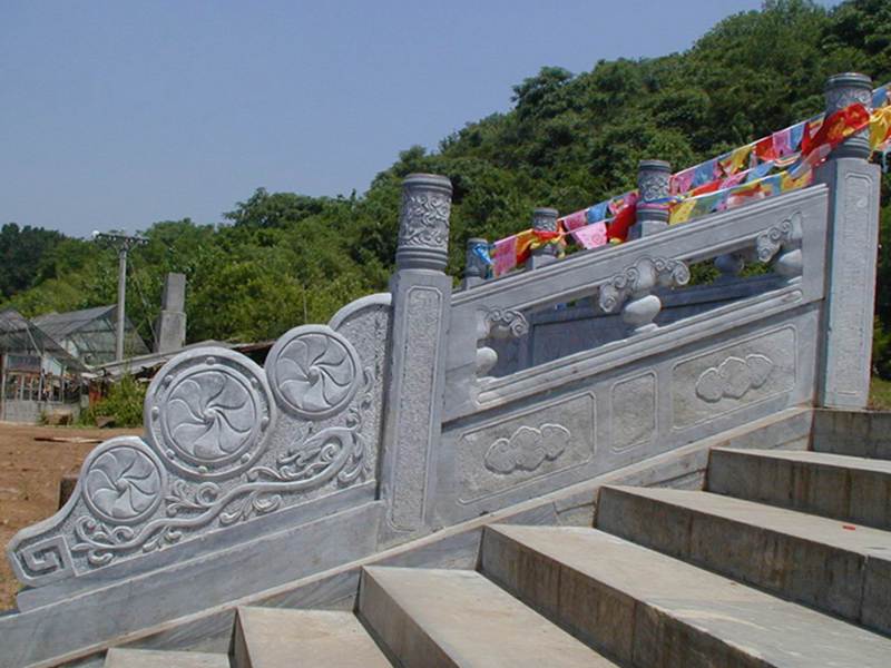 寺廟青石欄桿