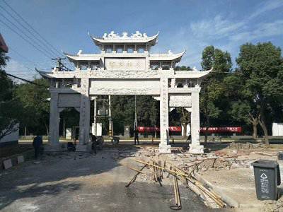 石雕欄桿、石拱橋、石欄桿