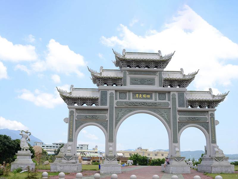 寺廟石頭山門(mén)圖片大全