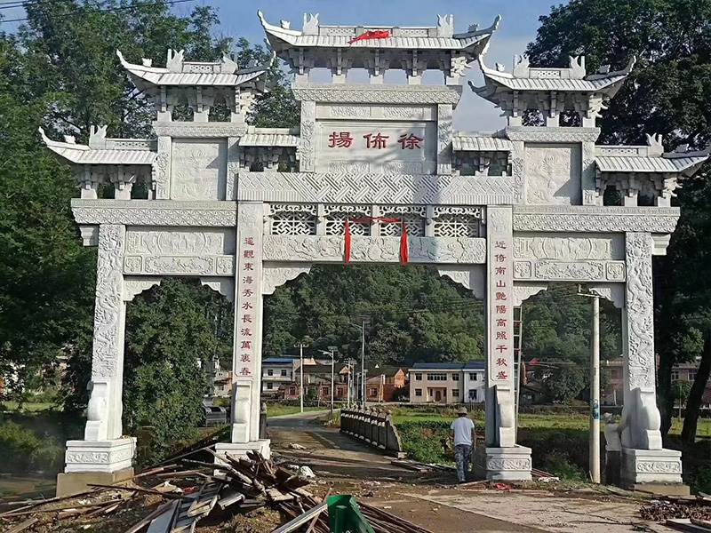 三門(mén)七樓石雕牌坊生產(chǎn)廠家