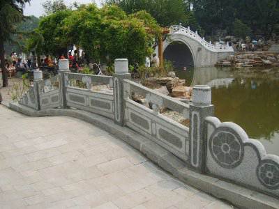 石雕欄桿、石拱橋、石欄桿