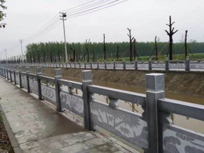 石雕欄桿、石拱橋、石欄桿