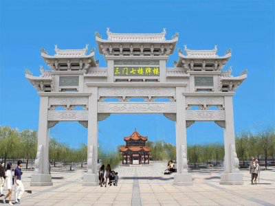 石雕欄桿、石拱橋、石欄桿