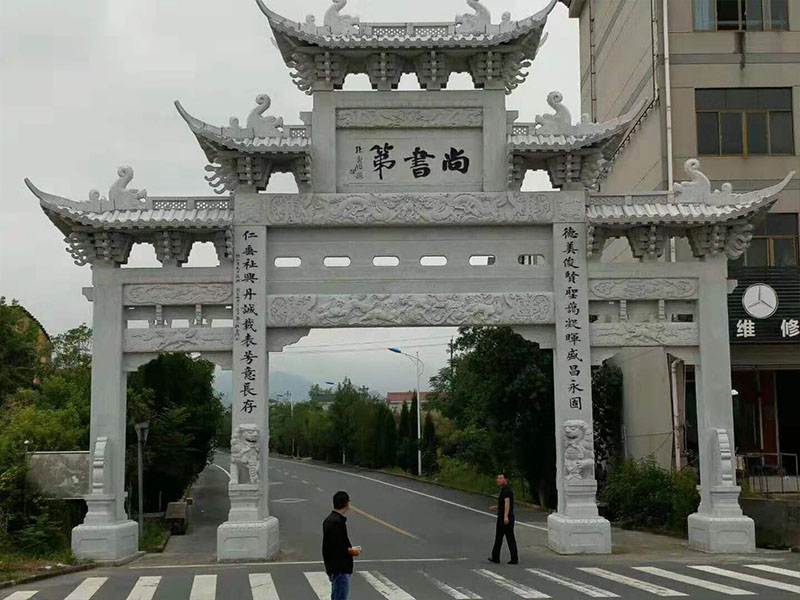 花崗巖石雕牌坊廠家