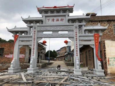 石雕欄桿、石拱橋、石欄桿